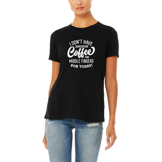 Coffee Or Middle Finger Tee