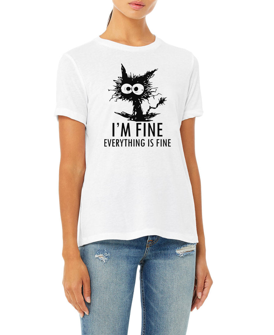 I'm Fine Cat T-Shirt