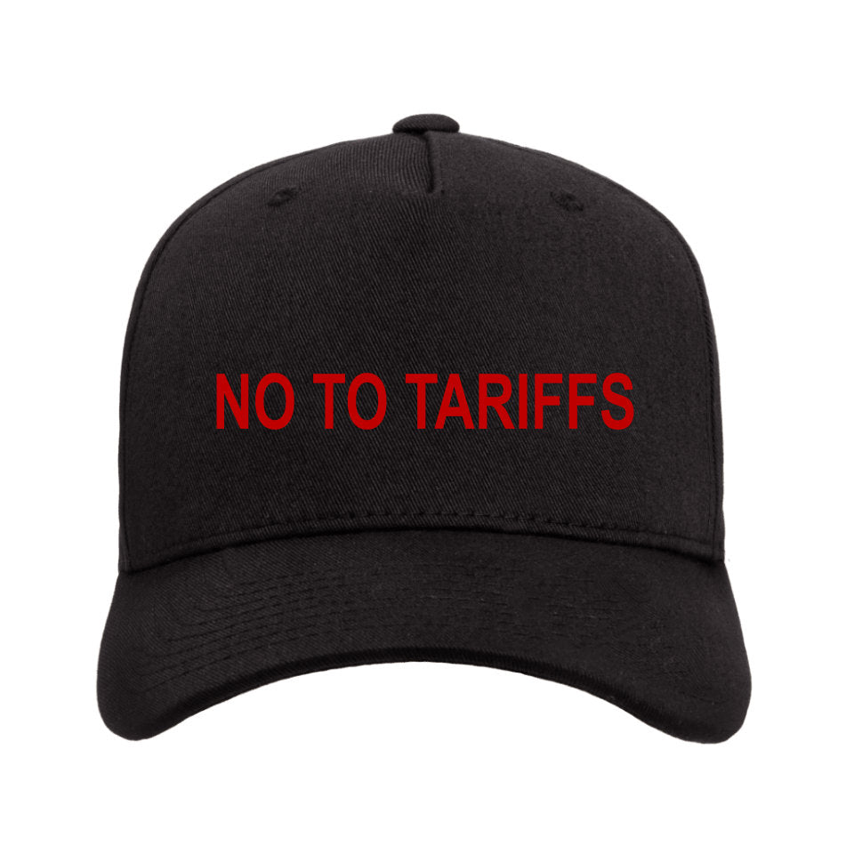 No To Tariffs Fitted Cap