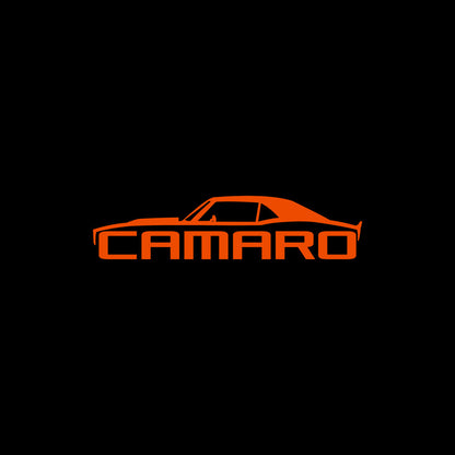 Orange Camaro Muscle Car T-Shirt