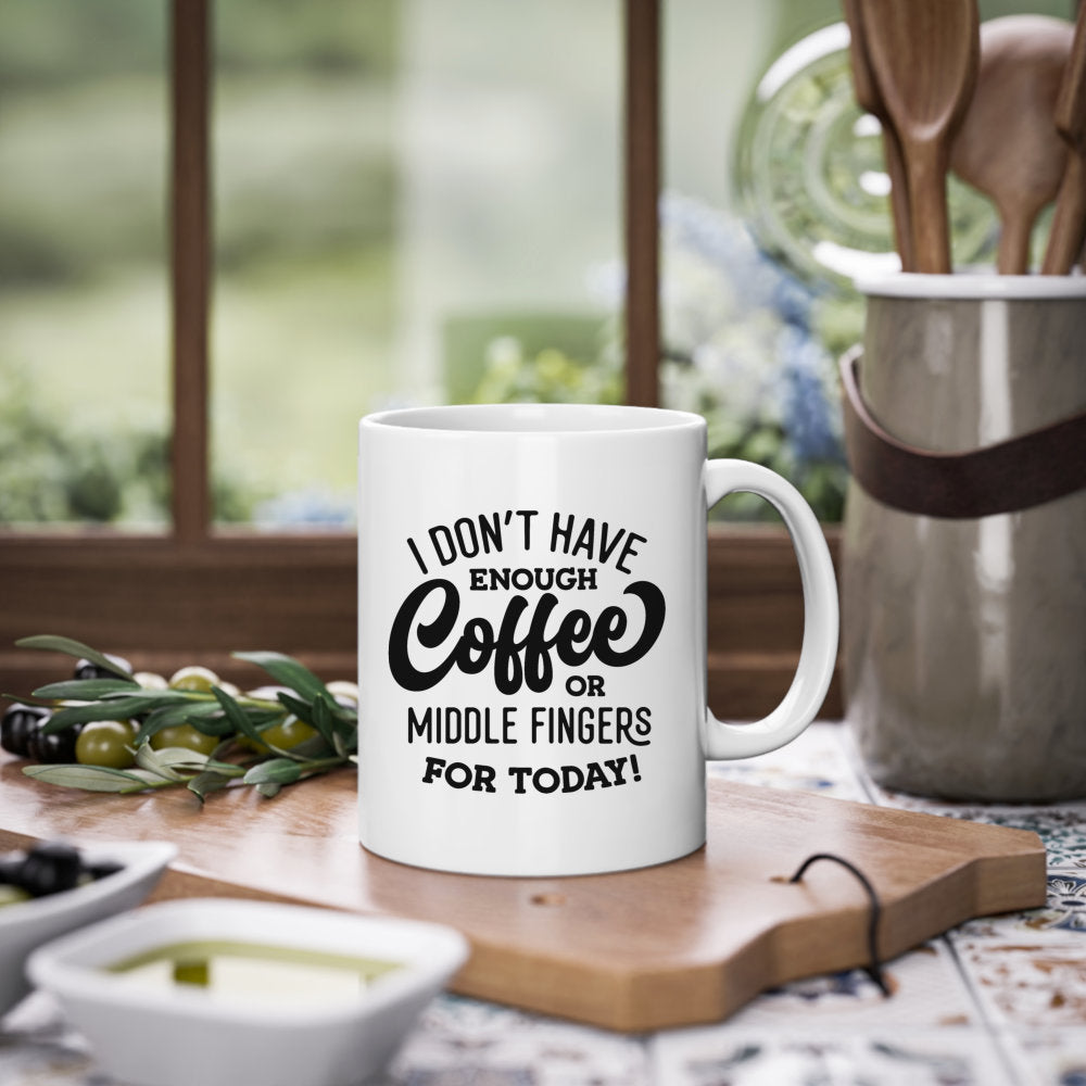 Coffee Middle Finger Mug