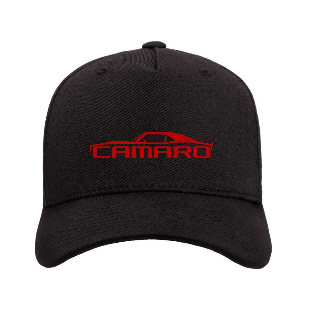 Red Camaro SS Muscle Car Fitted Cap